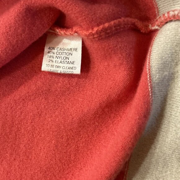 Emilio Pucci Cashmere Blend Tank Vintage Retro Top Sleeveless Coral Women - Picture 6 of 6